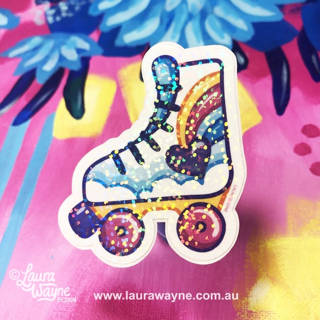 Roller Skate sticker