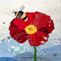 Image 1 of Poppy and the Bee print