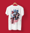 Captain America Watercolour Splash Tee Shirt