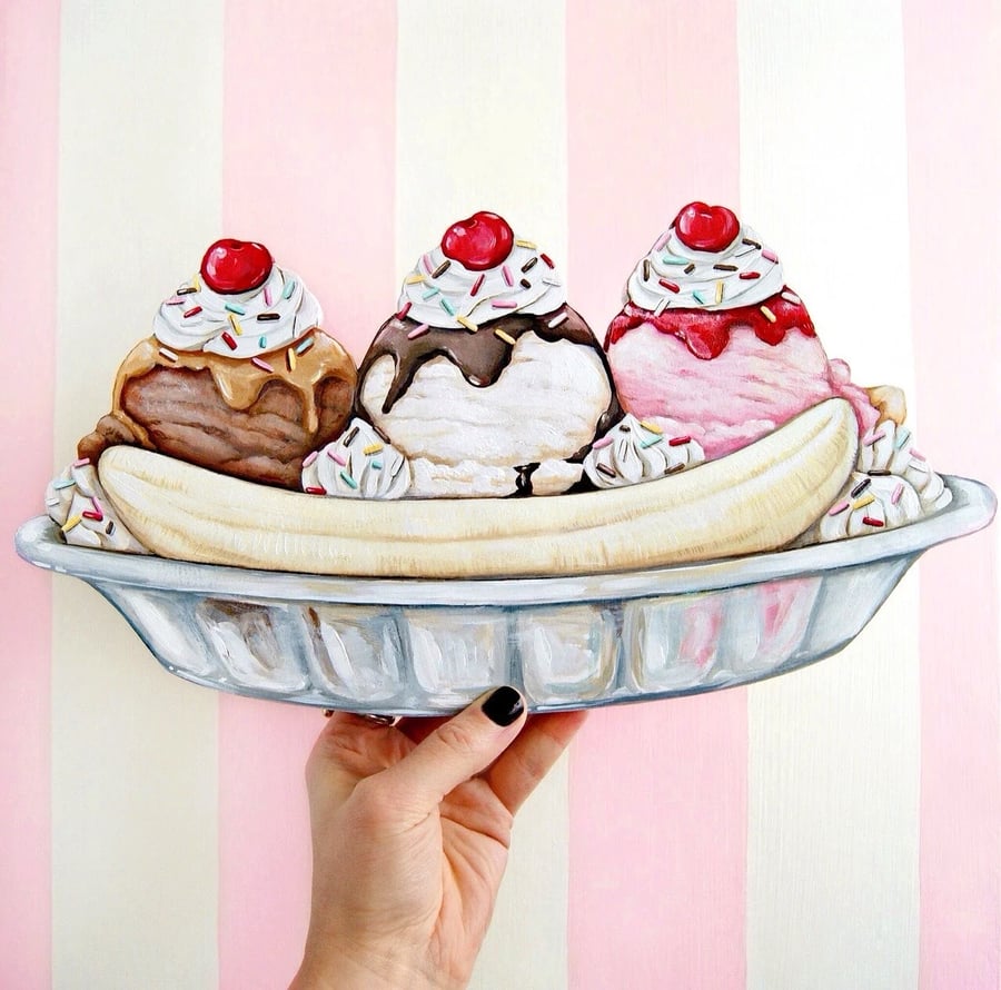 Image of Banana Split plaque