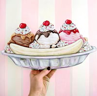 Image 1 of Banana Split plaque