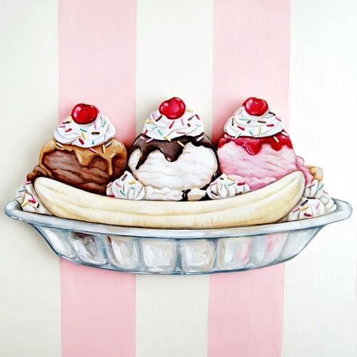 Image of Banana Split plaque