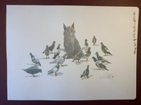 Image 2 of Cat Amongst The Pigeons (ORIGINAL)