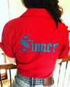 Custom “Sinner” Chainstitched Work Shirt