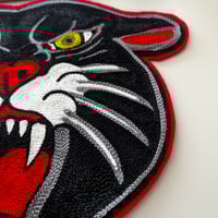 Image 3 of Black Panther ChainStitched Embroidered Patch