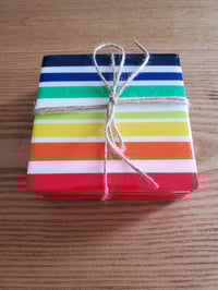 Image 3 of Rainbow Stripe Coasters