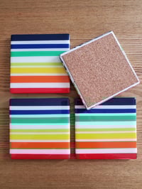 Image 4 of Rainbow Stripe Coasters
