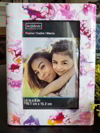 White & Red Picture Frame