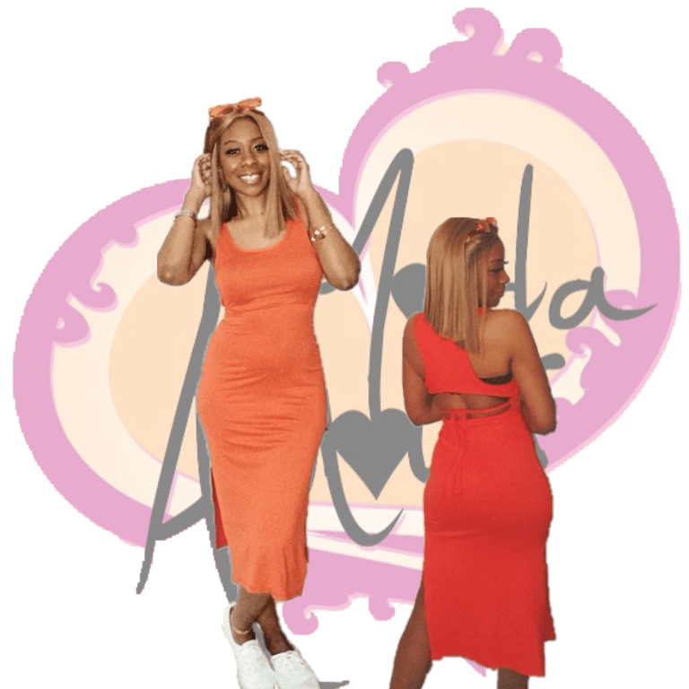 Orange Amber Sundress