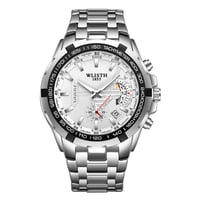 WLISTH Quartz Mens Wristwatch - Silver/Metal