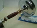 Brown Beaded Candleholder
