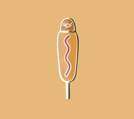 Corn Digglet Dog Pin