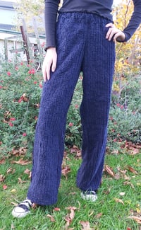 Image 3 of Navy Chenille Pants