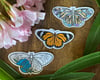 Geometric / Monarch / Peony Butterfly Waterproof Vinyl Sticker (choose one)