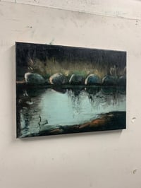 Image 3 of "Islands Brygge – Malerdrømme og tankestreger – Pyt #3" / 30x40 cm