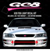GC8 FOG LIGHT / LAMP COVER DECAL KIT