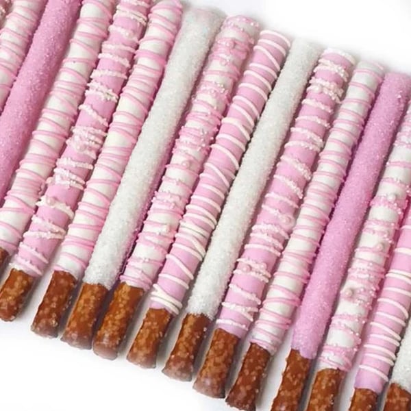 Image of Chocolate Pretzel sticks/ palos de pretzel con chocolate
