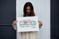 Image 2 of Custom - Watercolour Home Portrait 