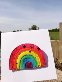 Image 1 of Removable rainbow gift card