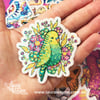Blessid Budgie Holographic Sticker