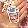Coffee Holographic Sticker