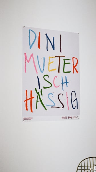 Image of Dini Mueter isch hässig Plakat