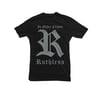 T-shirt Ruthless Silver