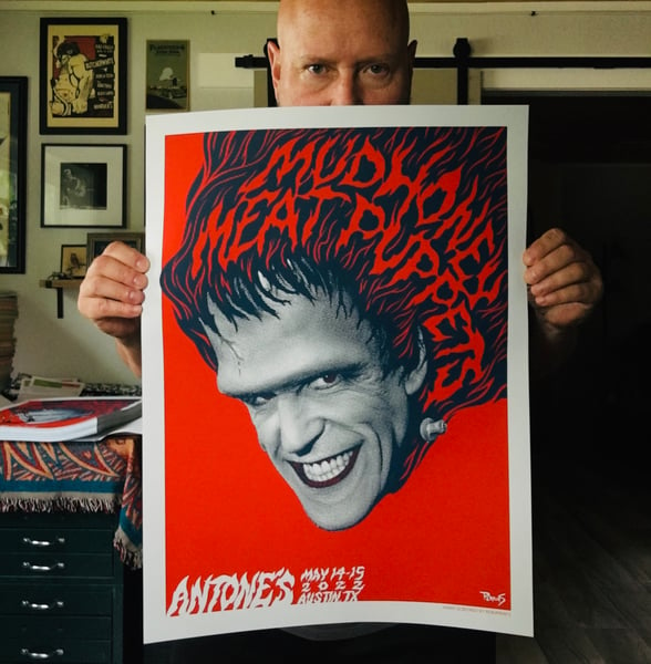 Image of Mudhoney and Meat Puppets official show print * WITH BONUS PRINT