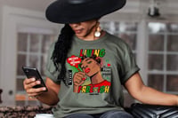 Image 2 of Living Free-Ish Juneteenth T Shirt