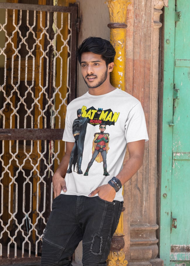 Batman & Robin Retro Tee Shirt