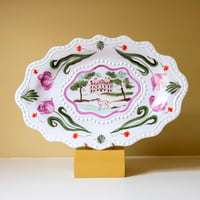 Image 1 of Pink Lustre Tulips - Romantic Platter