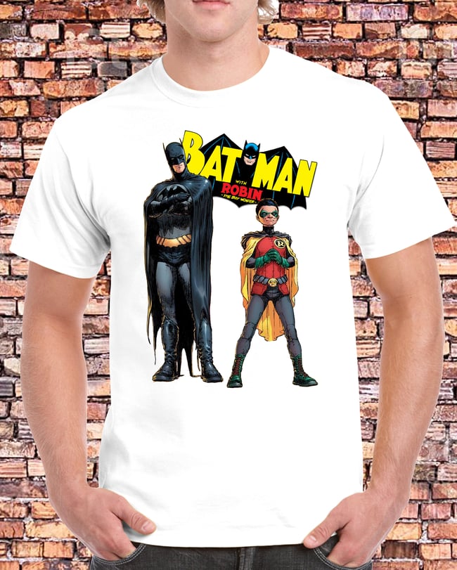 Batman & Robin Retro Tee Shirt