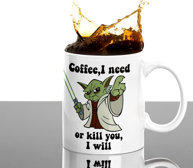 Yoda - Star Wars inspired Funny Coffee Mug