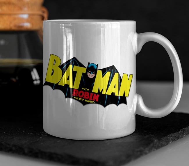 Batman & Robin Kapow Coffee Mug