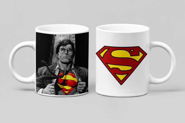 Superman / Clark Kent Superhero Coffee Mug | All Comics Art