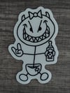 Clear Peanut Sticker
