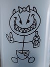 Clear Peanut Sticker