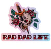 Rad Dad Life Sticker Finish: Matte (Subtle holographic effect)