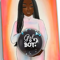 Image 2 of Gender Reveal Painting