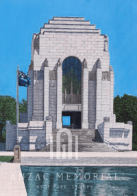 Print | Anzac Memorial by Cory Rinaldi | A3