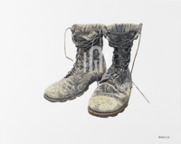 Print | Combat Boots by Cory Rinaldi | A3