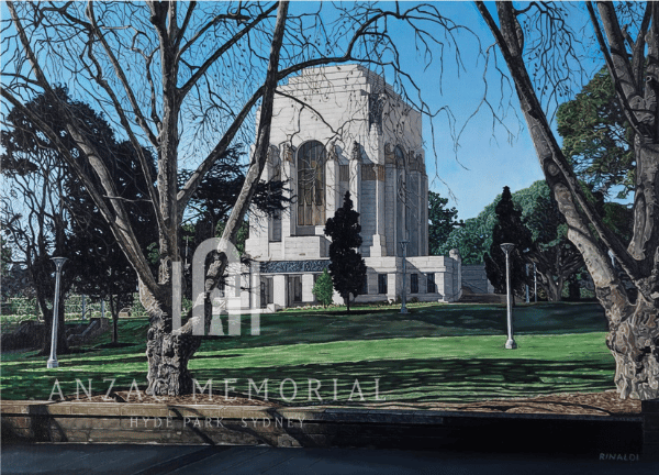 Print | Western Side Winter Sun by Cory Rinaldi | A2 | Anzac Memorial Shop