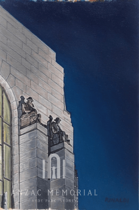 Print | Night Study by Cory Rinaldi | A4 | Anzac Memorial Shop