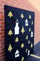 Image 2 of the MOUNTAIN TOWN QUILT PATTERN