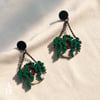 APA Peperomia ruby cascade Earrings