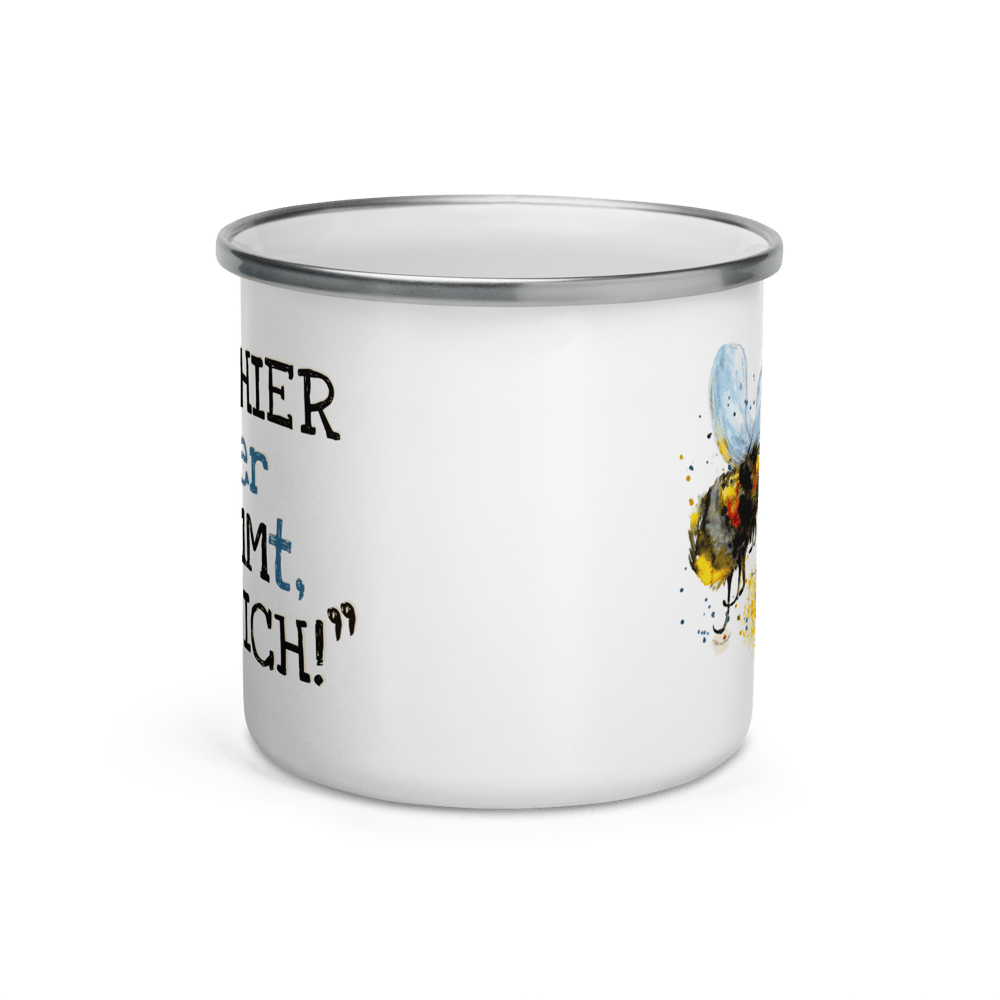 Image of Queen BumbleBee Mim-Edition Enamel Mug