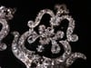 LATE GEORGIAN LARGE 18CT SILVER NATURAL OLD CUT DIAMOND DROP EARRINGS