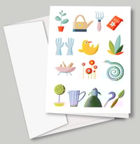 Image 1 of Klappkarte "Ab in den Garten"