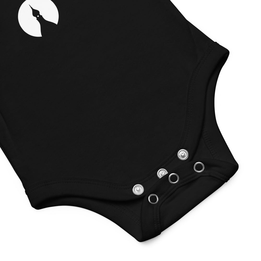 God Save The Florrie Baby Grow (Black)