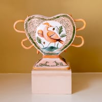 Image 1 of Elizabethan Bird - Romantic Vase